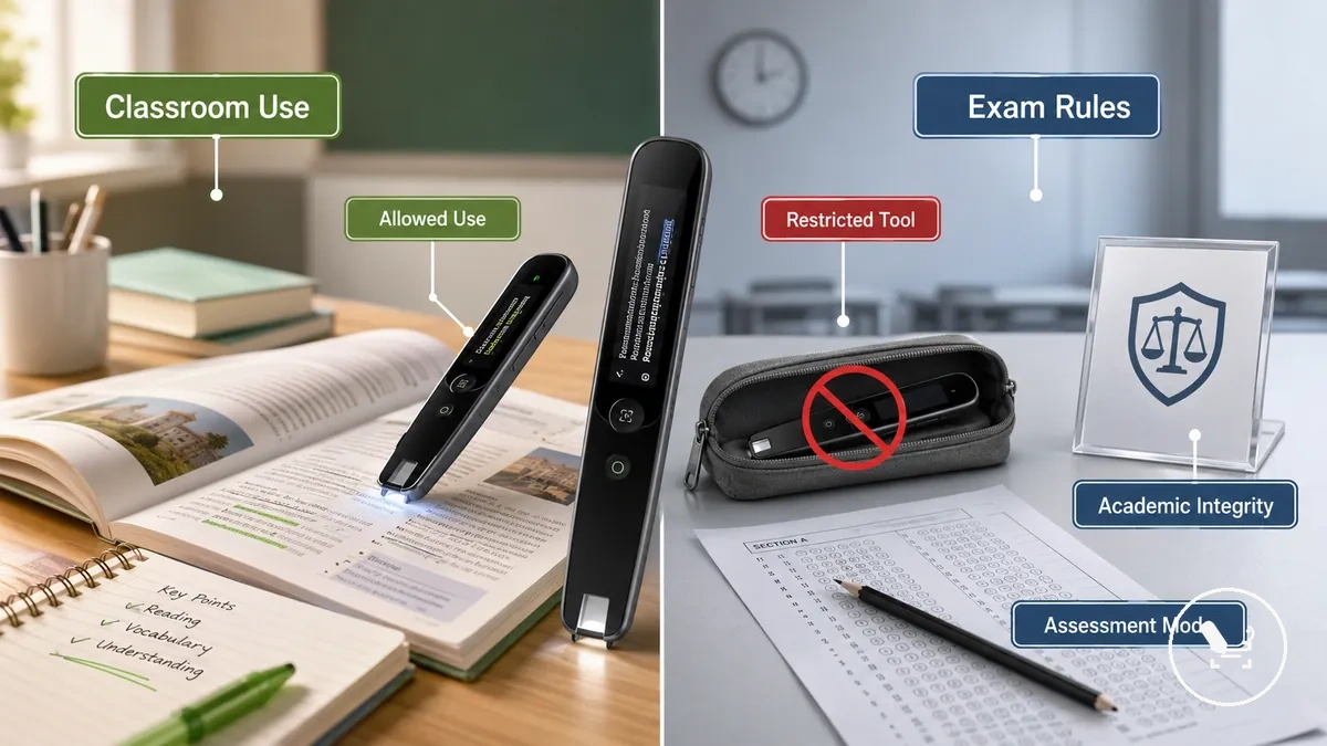Restrictions des stylos traducteurs en classe et lors des examens